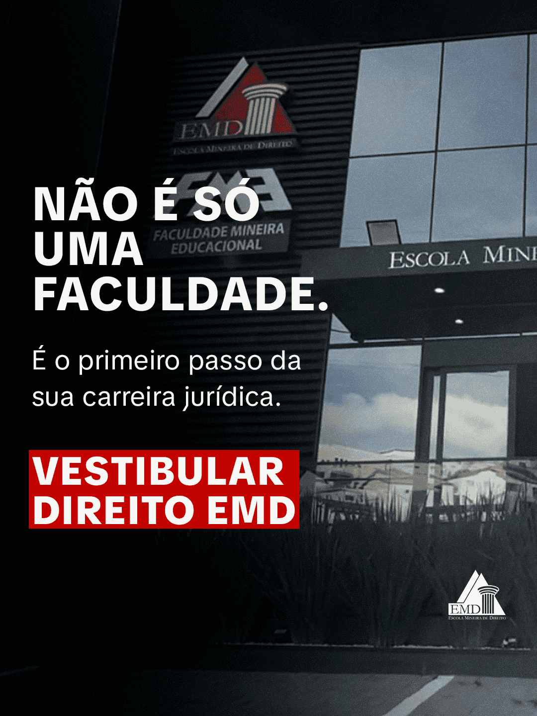 Escola Mineira de Direito está com inscrições abertas para o vestibular