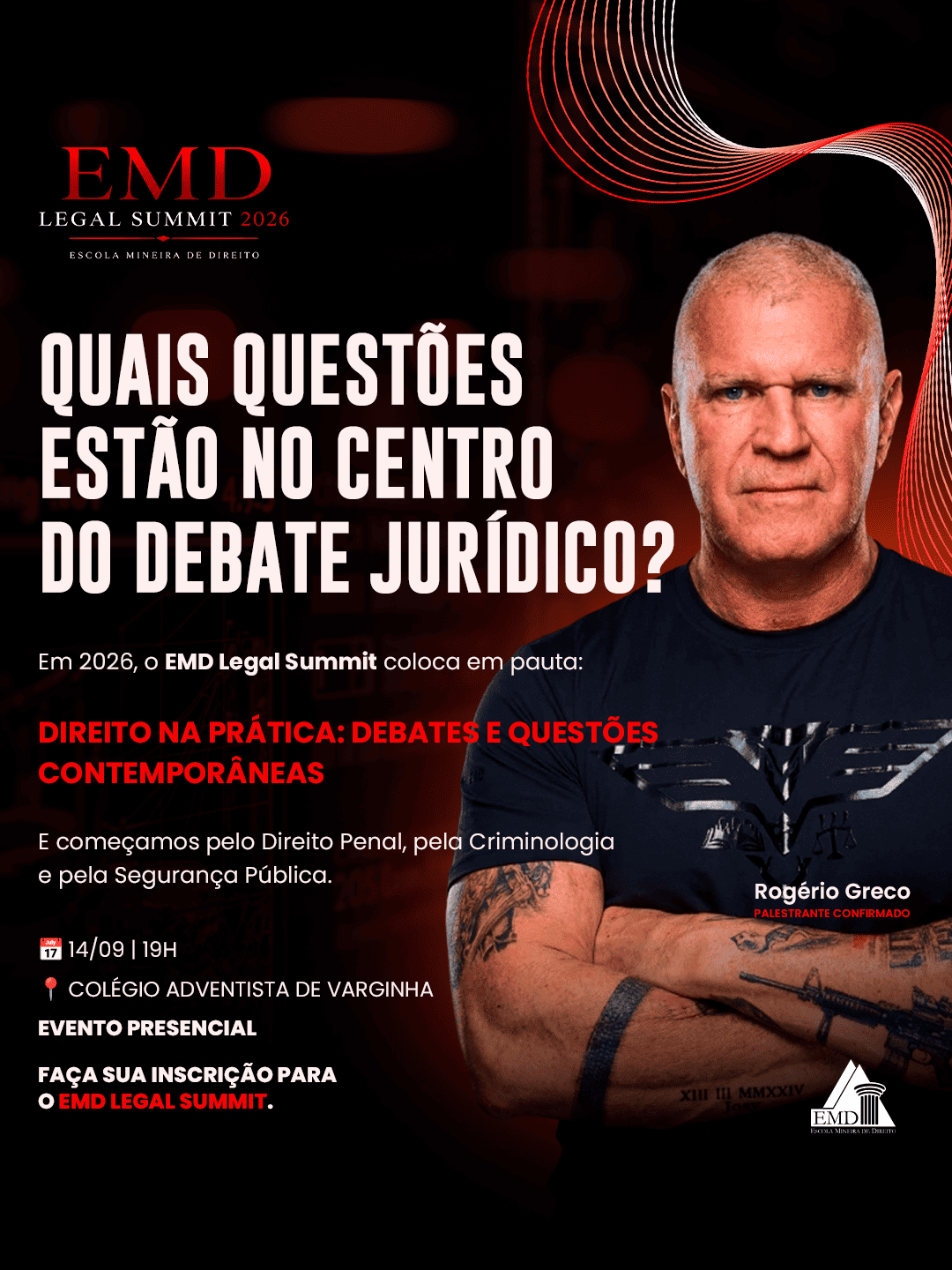EMD Legal Summit 2026: novo circuito jurídico em Varginha