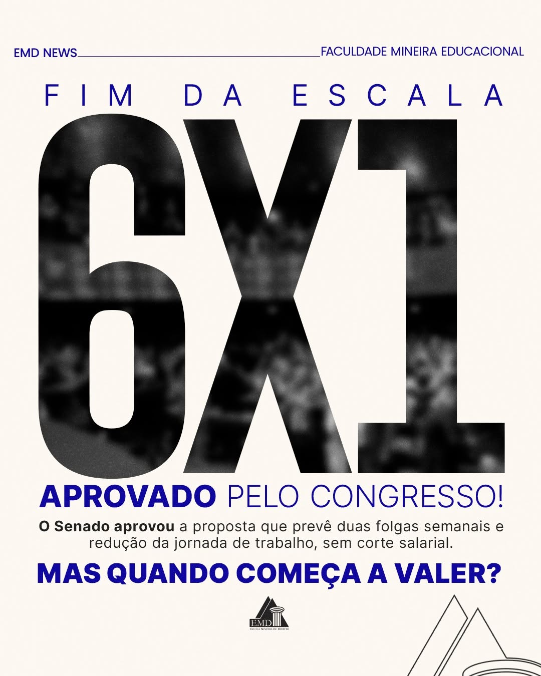 Fim da escala 6×1: veja o que muda e quando começa a valer