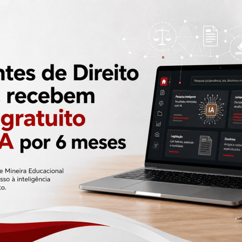 Escola Mineira de Direito firma parceria com o Jusbrasil e garante acesso gratuito ao Jus IA para estudantes de Direito