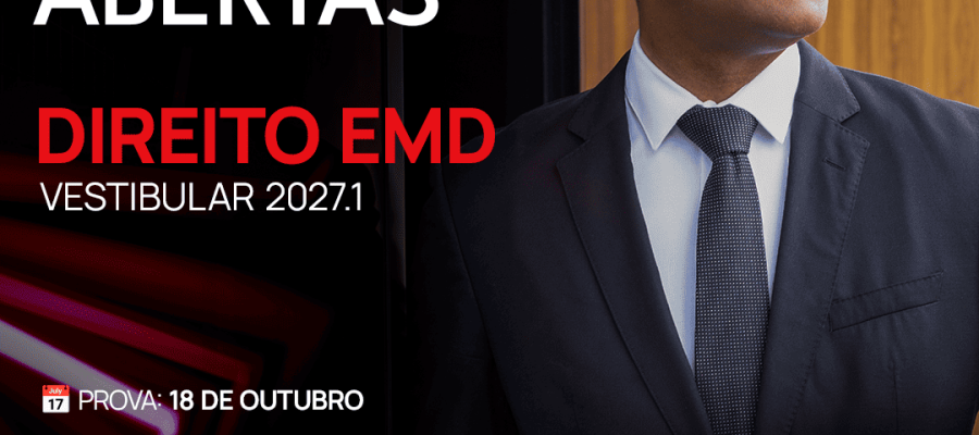 EMD abre inscrições para o Vestibular 2027.1 do curso de Direito