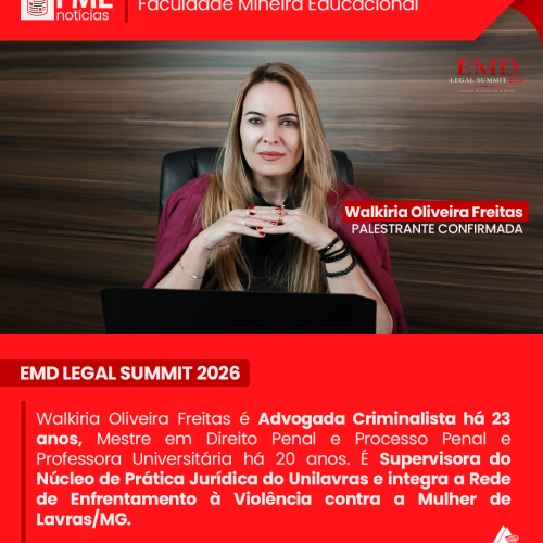 Walkiria Oliveira Freitas é confirmada no EMD Legal Summit 2026