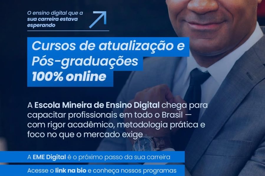 Escola Mineira de Ensino Digital lança plataforma com cursos e pós-graduações 100% online