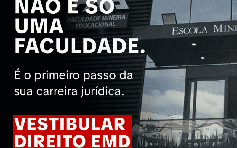 Escola Mineira de Direito está com inscrições abertas para o vestibular